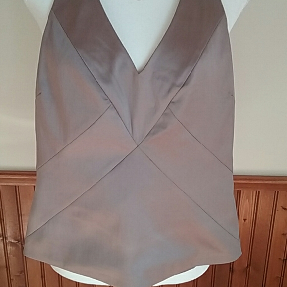 Purple H&M Lined Halter Top size 8 - Picture 3 of 8